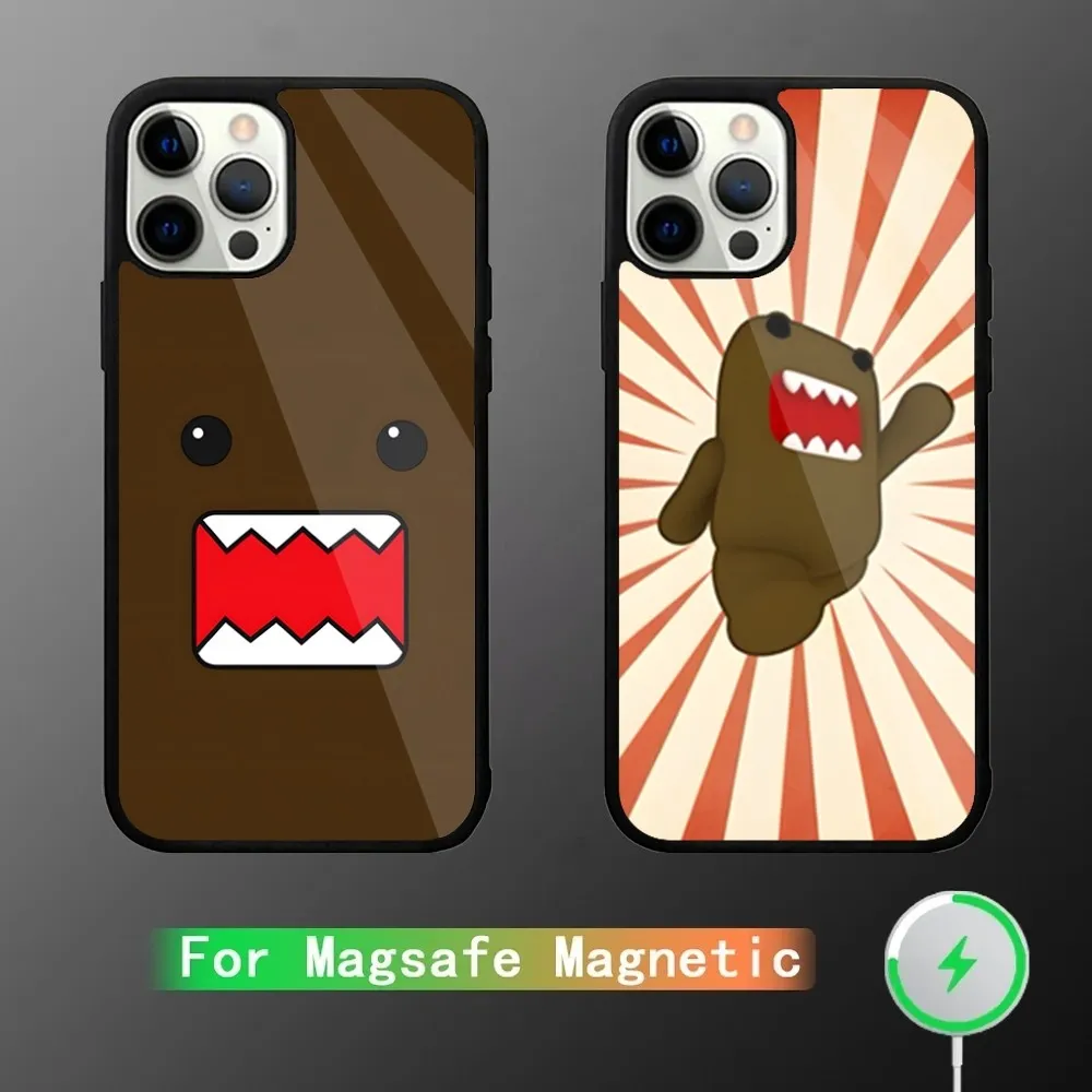 Domo-kun Phone Case For iPhone 15,14,13,12,11,Plus,Pro,Max Mini Magsafe Magnetic Wireless Charging