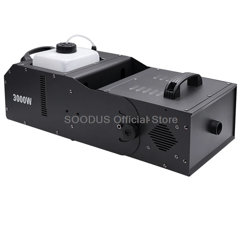 3000W Dry Fog Machine Low Smoke Machine Remote Control Regulowany dla Dj Stage KTV Disco Party Wedding DJ Stage Effect