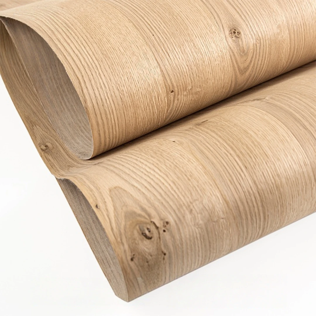 قشرة خشب البلوط الطبيعي المعقود بسمك 0.5 مم لمشاريع الأثاث والديكور الداخلي وأعمال تجديد الطراز العتيق #3