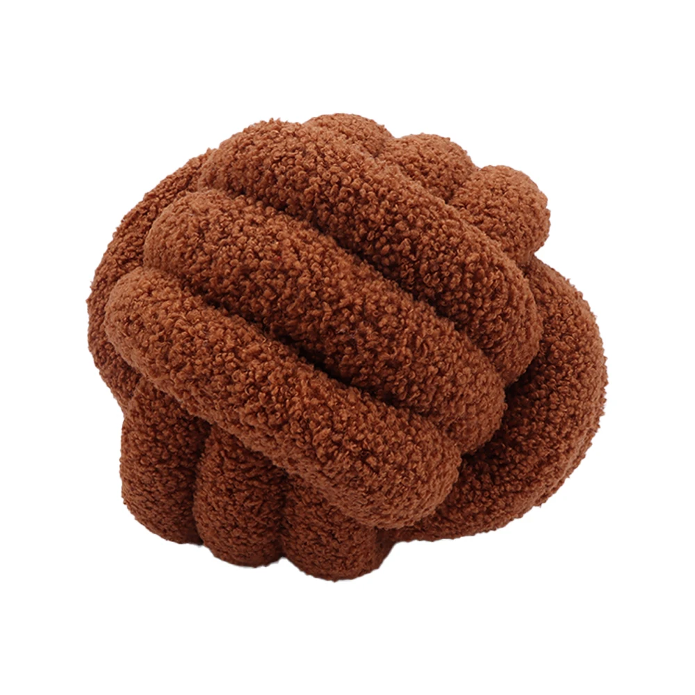 24cm/9,45 in geknoteten Ball Kissen Plüschtiere lustige Form Plüsch Puppe Kissen nach Hause Plüsch Ornament Spielzeug für Kinder Geburtstags geschenke