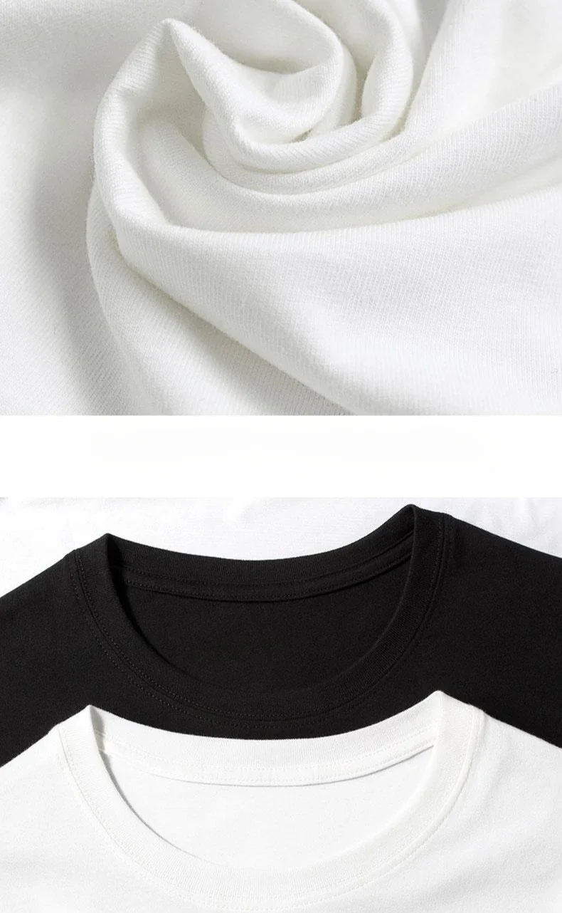 2025 New High-end Brand Logo Print Summer Stylish Cotton Loose T-shirt Tops Crew Neck Oversize Men's Clothing Tees EU Size S-xl