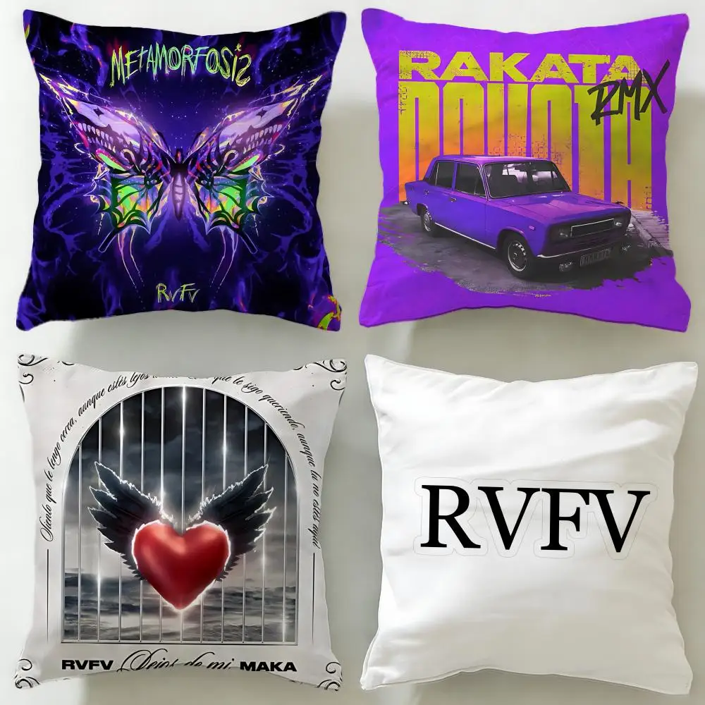 Celebrity Rvfv Cushion Cover Soft & Easy-Wash Pillow Case – Versatile for Couch, Bed, Travel and Office