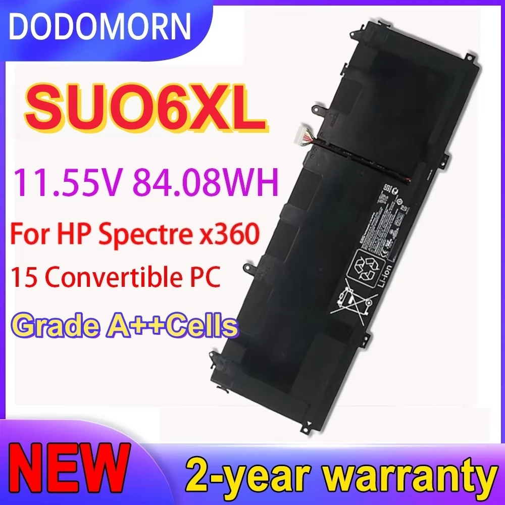 High Quality SU06XL Battery For HP Spectre X360 15-DF 15T-DF HSTNN-DB8W L29184-005 15-df0013dx 15-df1043dx L29048-271