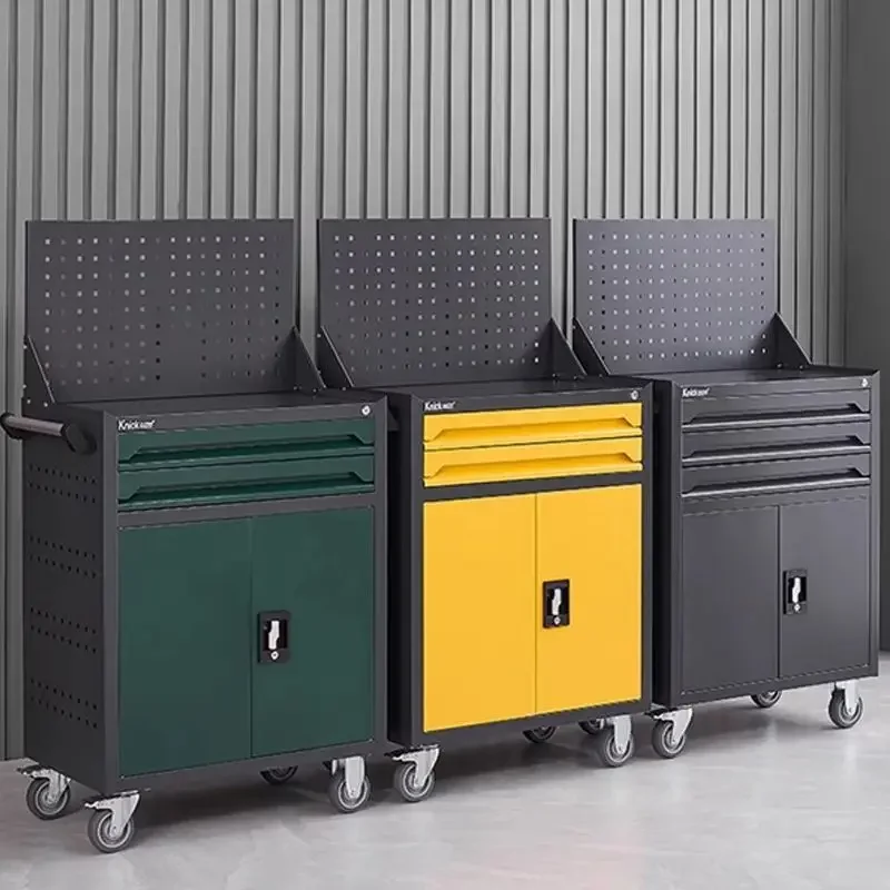 2025 Thickened Tool Cart Cart Hardware Tool Cabinet Workshop Mobile Parts Multifunctional Locker Iron Box 567