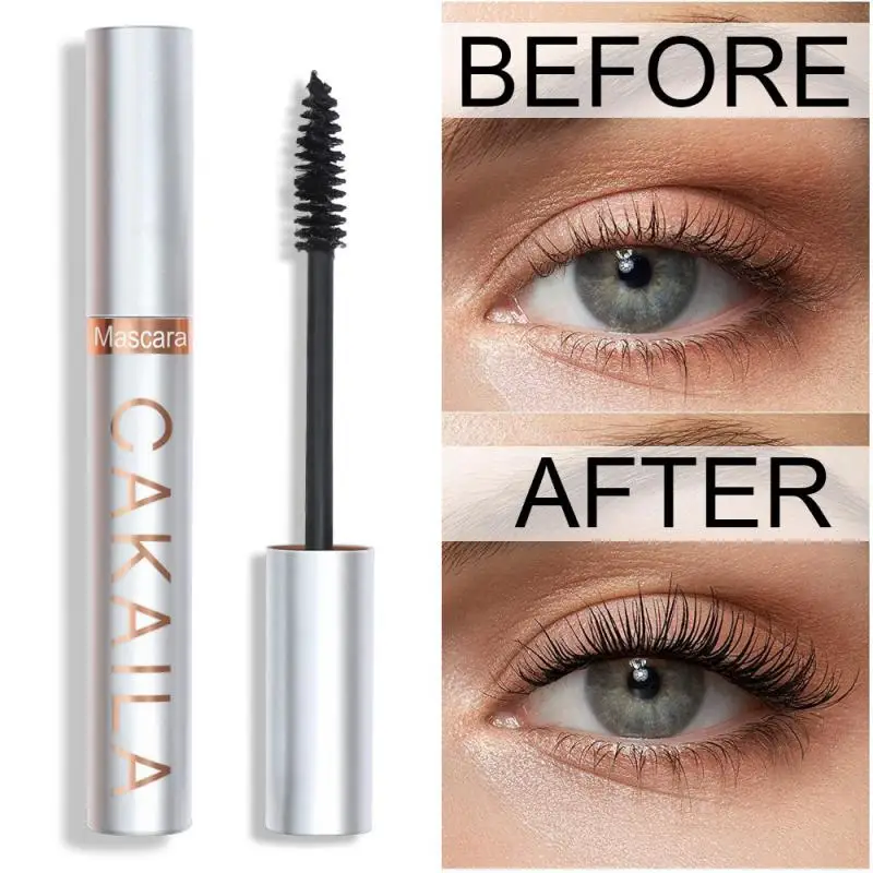 CAKAILA Magic Extension denso volumizzante a prova di sbavature 24 ore Mascara impermeabile a lunga durata nero stravagante Look ciglia finte