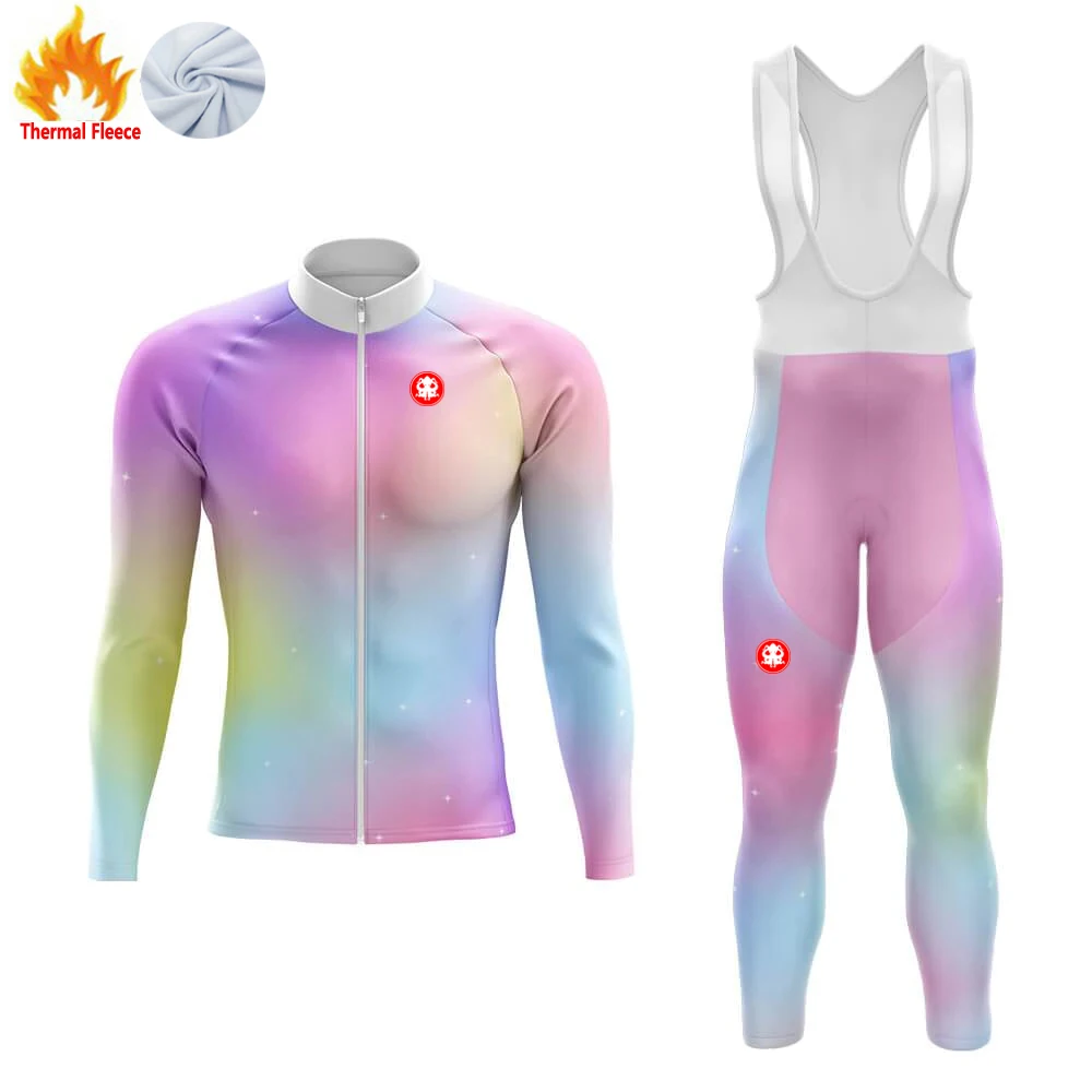 2023 Winter Thermal Fleece ciclismo cycling jersey tenue vtt homme 자전거져지 fietskleding heren велокостюм мужской cyclisme