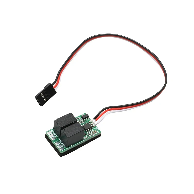 6-12V 2A Two-way Electronic Switch 1CH Relay Module Power On-off Remote Control 30x18x16mm Mini Size for RC Model Airplane Servo