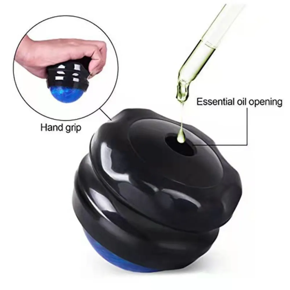 

Mini Manual Massage Roller 360 Degree Spin Design Stress Release Body Massager Ball Muscle Relaxation Body Pain Relief