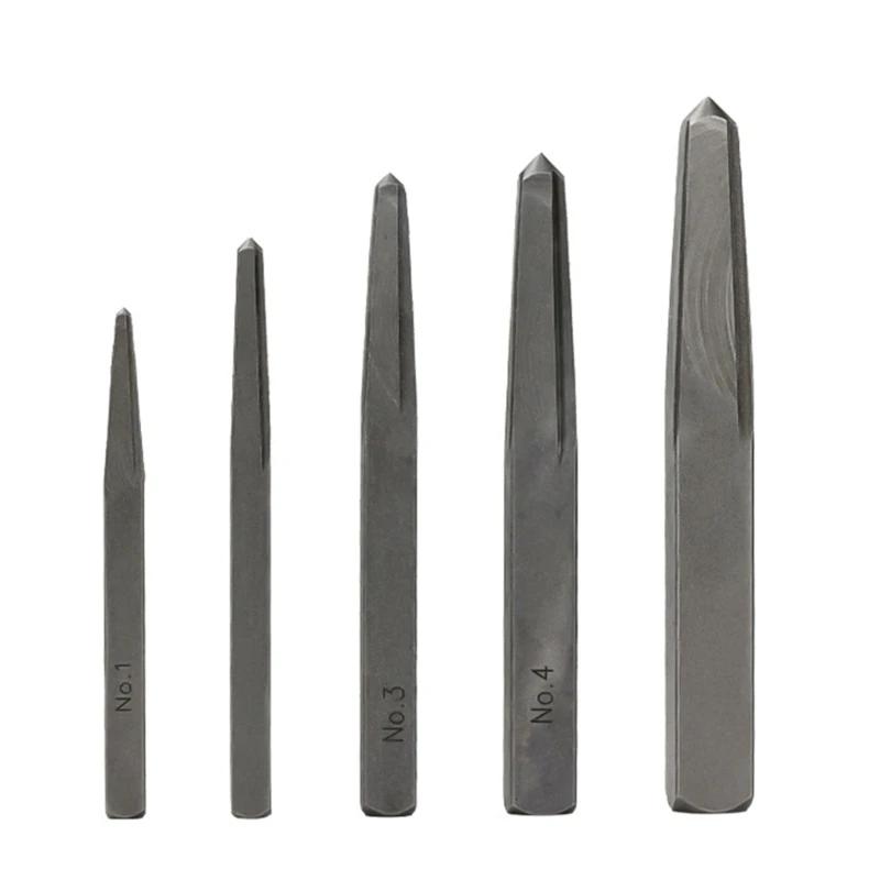 (5pcs) Damaged Screw Extractor Set for M4-M18 3/16