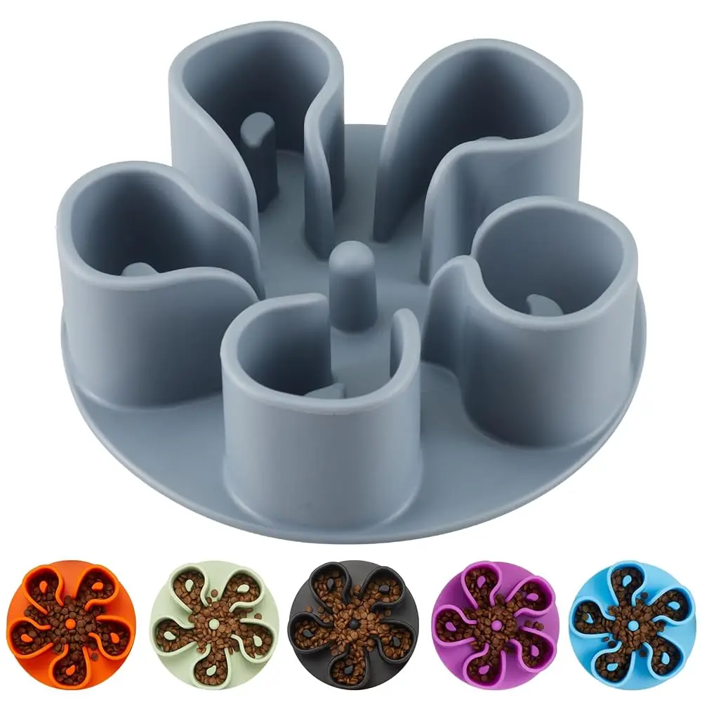 

Вставка для мисок для собак с функцией замедленного кормления, мягкая силиконовая вставка для мисок с присосками для маленьких, средних и крупных собак (размер G)