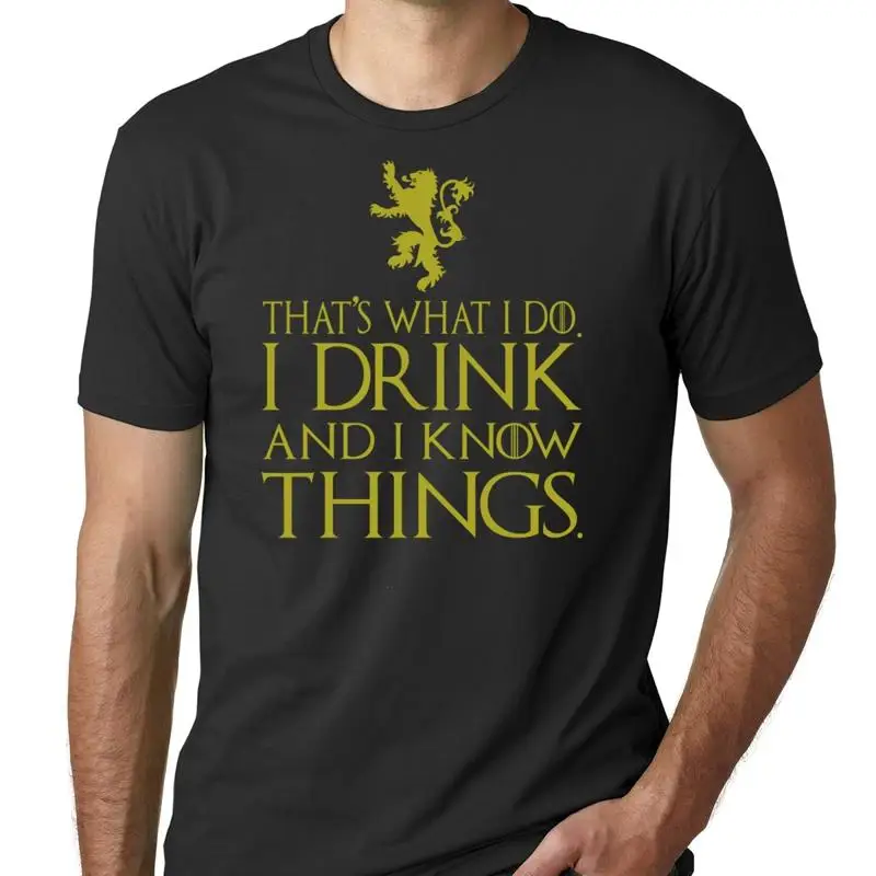 Футболка Thats What I Do Drink and Know Things GOT Tyrion Humor