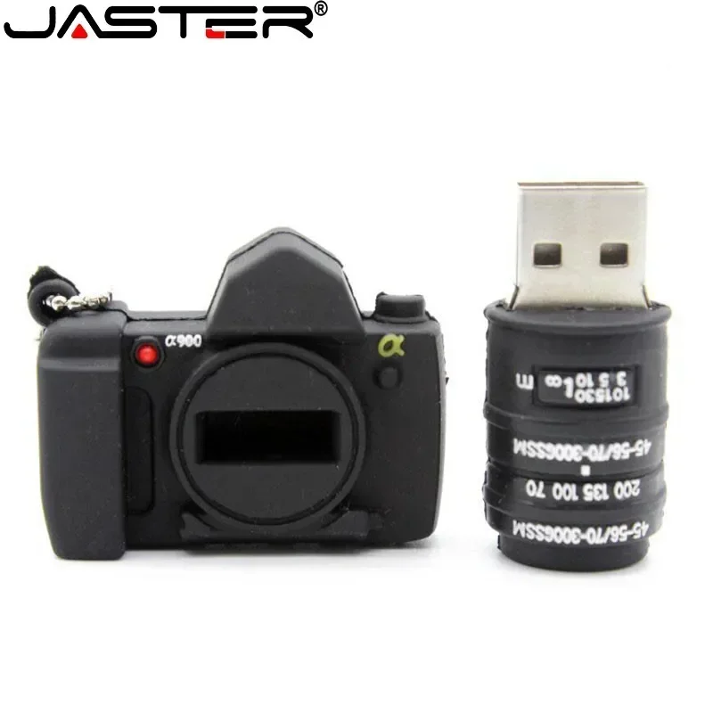 USB Flash Drive 64GB Photography Pen Drive 32GB Pen Drive Mini Black Camera Memory Stick Lovely U Disk 16GB 8GB with DSLR Logo