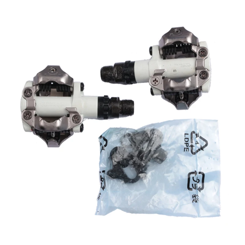 SHIMANO ALIVIO M3100 Series PD-M520 Bike Pedal Double-Sided SPD Pedal For Off-Road Cycling Black/White/Silver Original Shimano