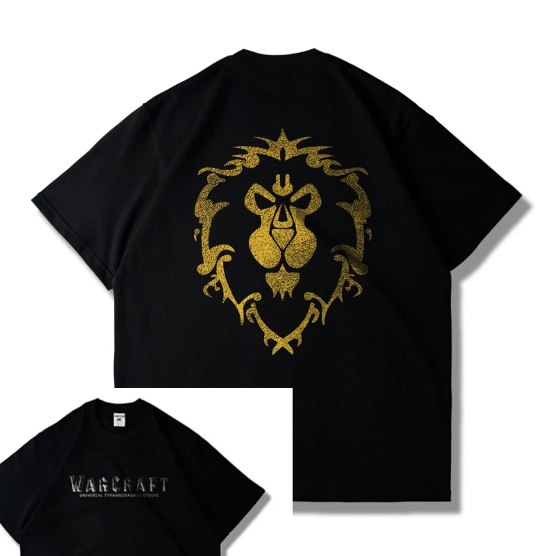 

Game Storm Snow World of Warcraft Leisure Large Size Loose Fitness Sports Men's Short-sleeved T-shirt Girl Couples The Same