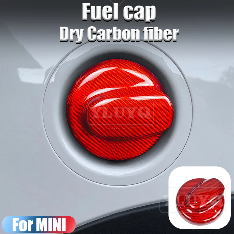 

Крышка топливного бака из углеродного волокна для BMW MINI-R серии R55, автомобильные наклейки из настоящего твердого углеродного волокна, внешняя модификация, R55 R56, аксессуары