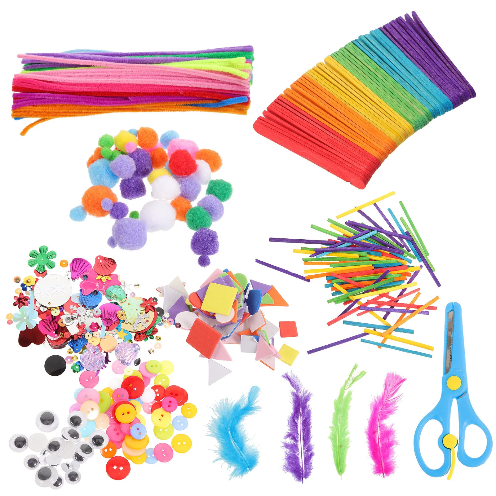 مجموعة واحدة من قضيب مرن قابل للانحناء على شكل عصا ملتوية ذاتية الصنع لصنع الحرف اليدوية ومستلزمات الأطفال الإبداعية ومواد الفنون والحرف اليدوية #2