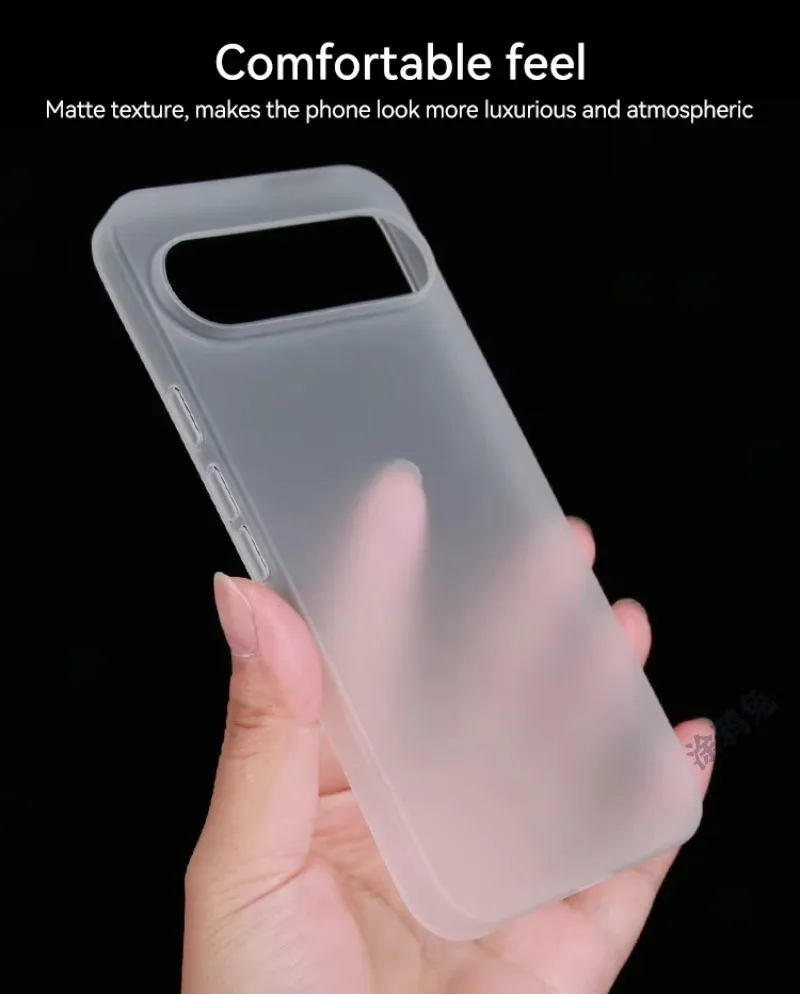 Super Thin PP Case For Google Pixel 9 Pro XL Soft Frosted Back Cover Anti Fingerprint Anti Scratch For Pixel 9 XL Bare Case