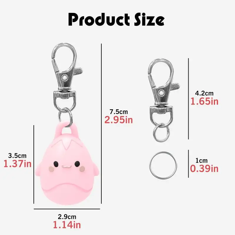 الكرتون شكل سيليكون المفاتيح غطاء ملمع الشفاه الملحقات المحمولة دائم حامل المفاتيح متوافق مع غطاء تخزين أحمر الشفاه #5