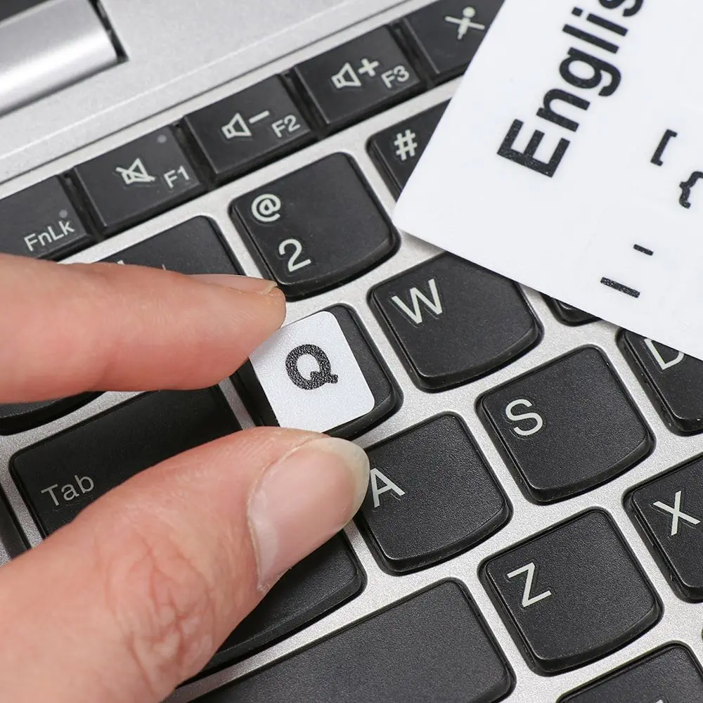 Spanish/English/Russian/Deutsch/Arabic/Italian/Japanese Letter Keyboard Sticker For Laptop PC Wear-resistant Keyboard Sticker