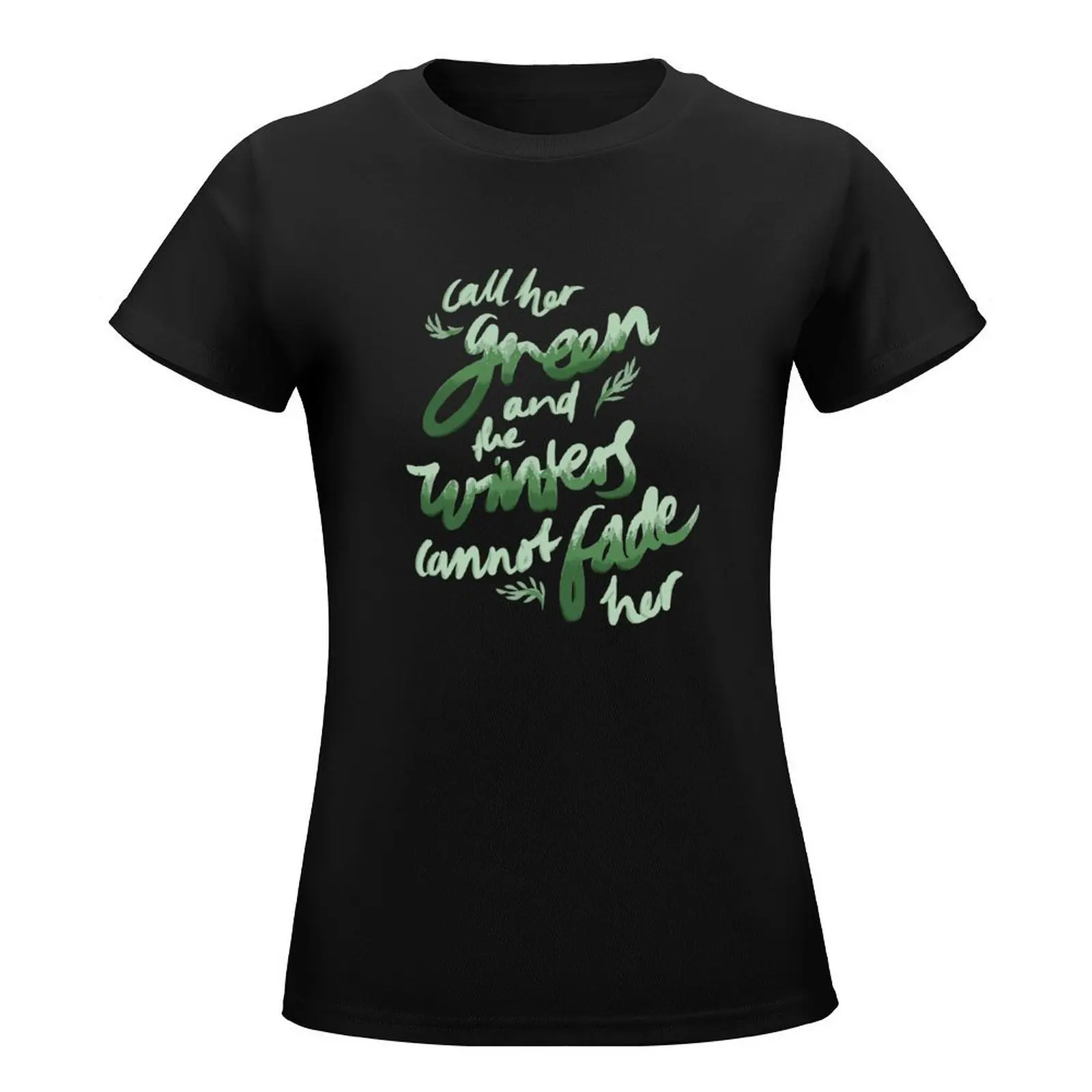 Joni Mitchell 'Little Green' Lyric T-Shirt Female clothing Blouse kawaii clothes anime clothes designer clothes Women luxury