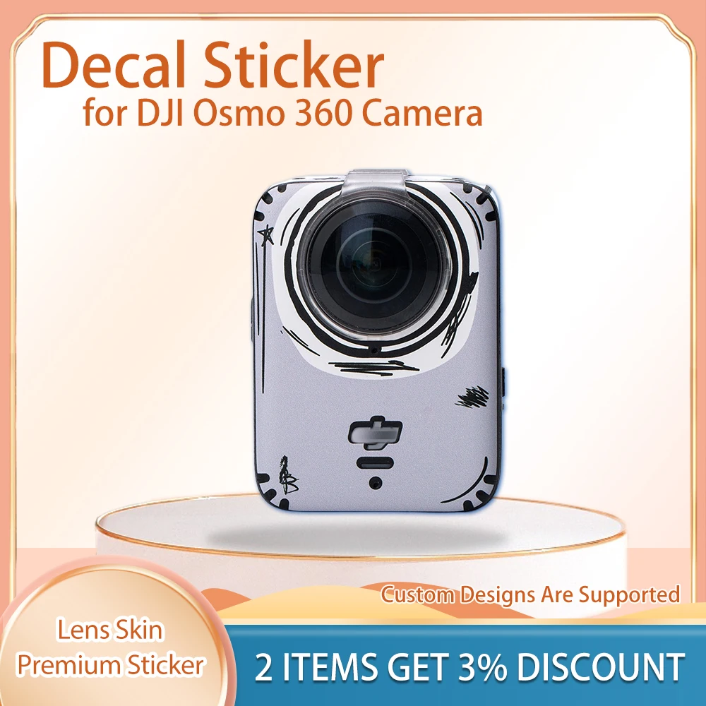 

Защитная пленка Osmo 360, наклейка на кожу для экшн-камеры DJI 360, наклейка на кожу, пленка для DJI Osmo 360, покрытая на кожу