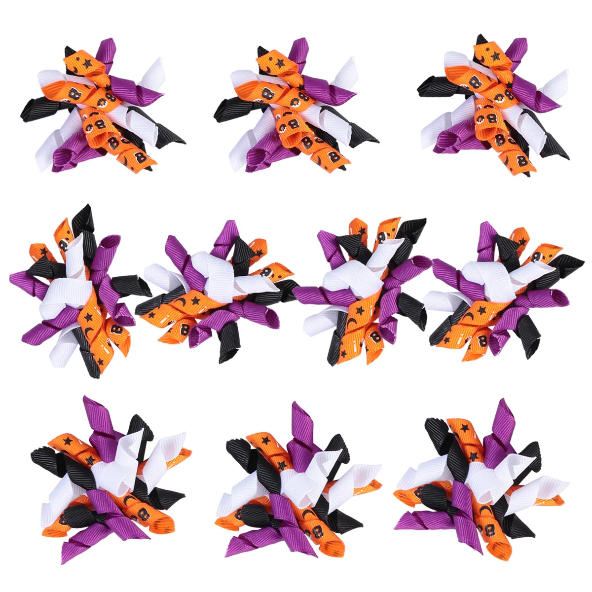 

10 Pcs Rubber Band Pet Dog Decoration Set Puppy Tie Cloth Halloween Hair Accessories Bands