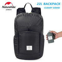 Naturehike Cloudy Goose 22L Backpack Folding Backpack Lightweight Waterproof Men Women Hiking Shoulder Bags Ship From Spain