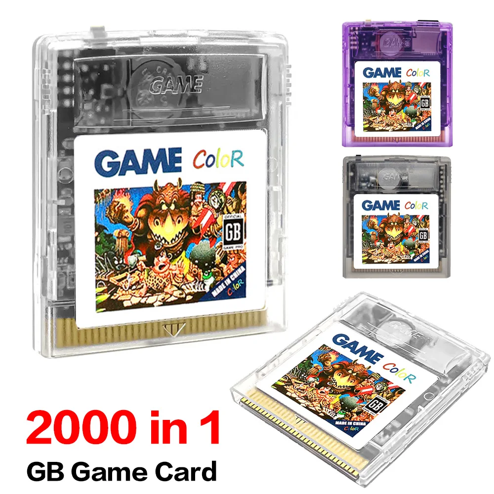 GB OS V4 2000 في 1 بطاقة الألعاب EDGB خرطوشة ل Gameboy Color Fit GB GBC GBA SP وحدة تحكم ألعاب محمولة مع بطاقة TF 4GB