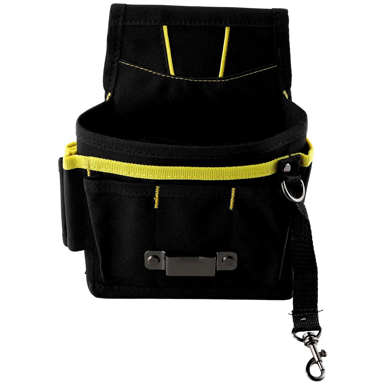 Hot Sale Protable Useful Tool Bag Waist Storage With Pockets 24*17*4cm 600D Oxford Fabric Belt Tool Black Electrician Holder