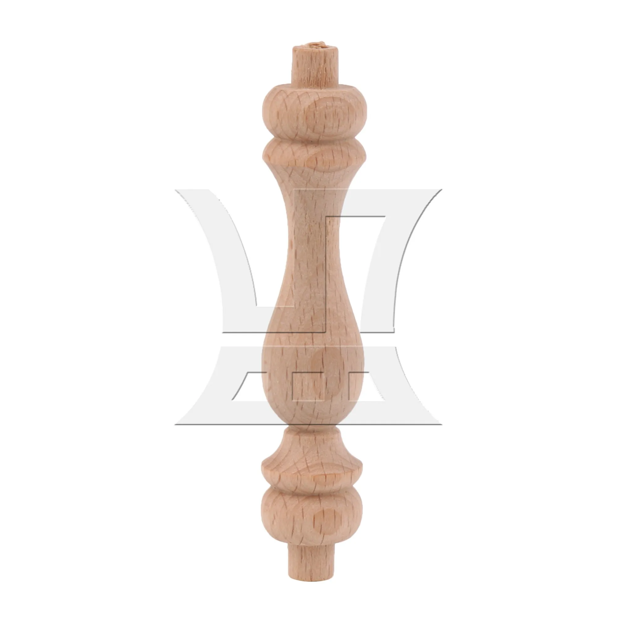 BQLZR Wooden Baluster Spindle Replacement for Furniture Miniature 3.74