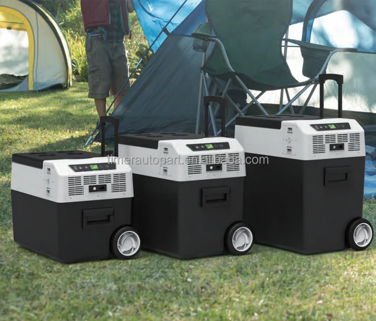 DC 12V Deluxe Car Compressor Fridge Low Noise Portable Refrigerator 25L MINI Freezer Travel For Car OEM Camping