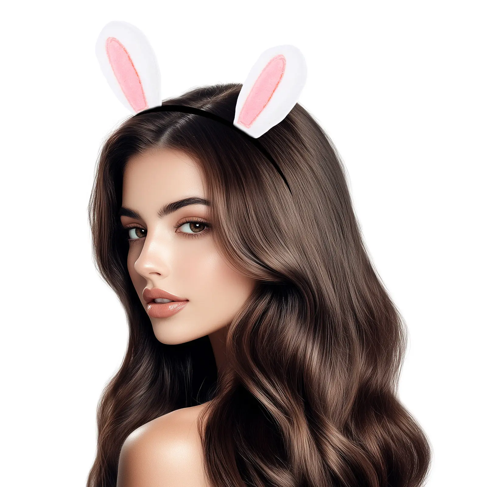 

20 шт. тканевых подвесок в виде кроличьих ушек для рукоделия, украшения для волос, ободков, шляп, сумок, набор для творчества