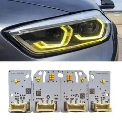 New Lemon Yellow DRL LED Boards For BMW 1' F40 2 Series F44 LED Headlight Daytime Running Light Car Accessory Upgrade Yellow