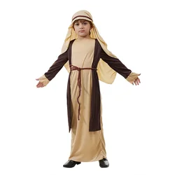 Boy Saint Joseph Biblical Religious Arabian Costume Halloween Boys Cosplay Outfits Carnival Fancy Dress