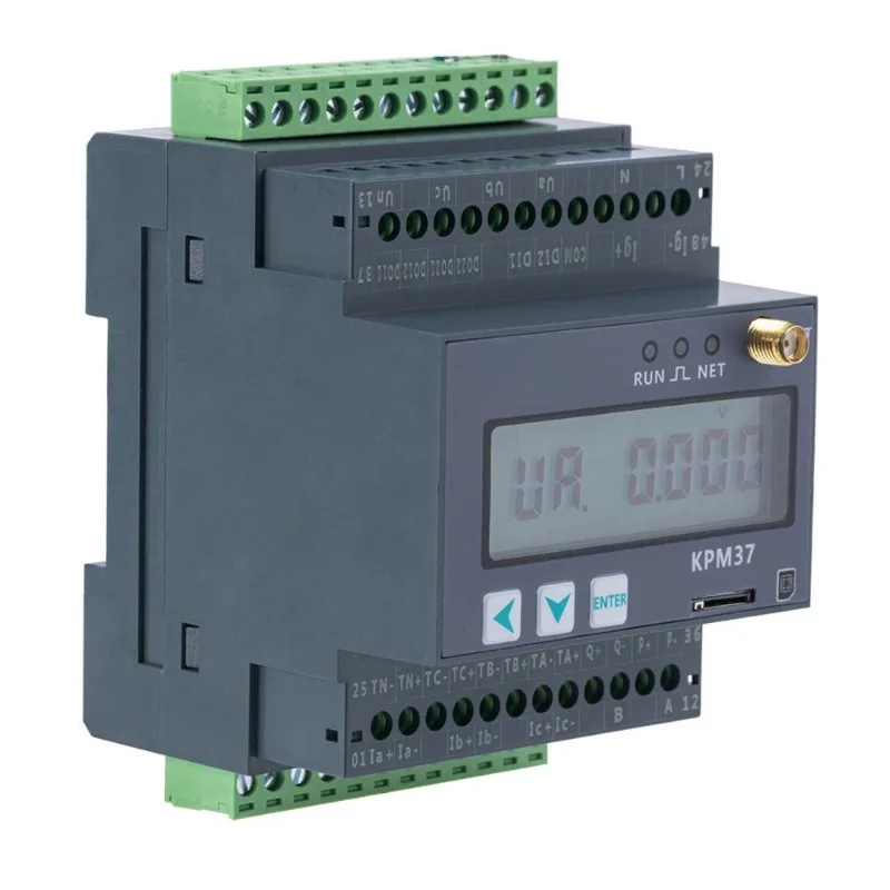 KPM37-Wi 0.5S Accuracy Three Phase Digital Power Factor Meter Power Quality Analyzer 8000A Max Current Energy