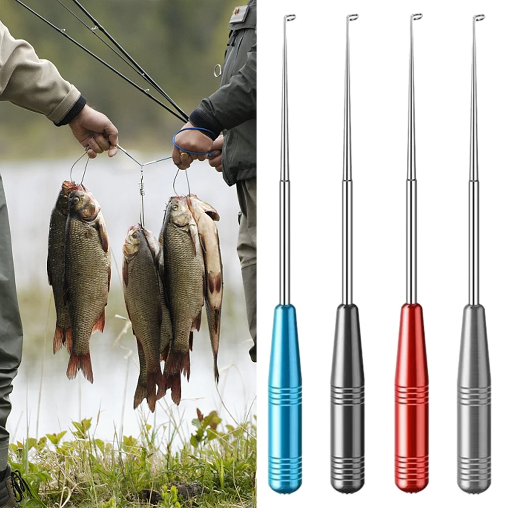 Fishing Hook Extractor Quick Removal Device Fish Hook Remover Tools Space Aluminum Magnetic Handle Fish Hook Removal Tool