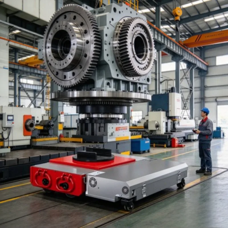 Battery Powered Electric Tank Transporter Remote Control Load Moving Skates for Industrial Material Handling Work Use Site