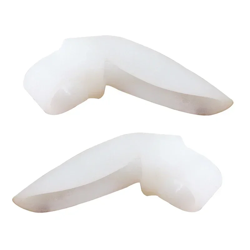 2Pcs Silicone Special Protector Bone Thumb Orthotics Braces Corrector Soft Silicone Foot Big Toe Separator Pedicure