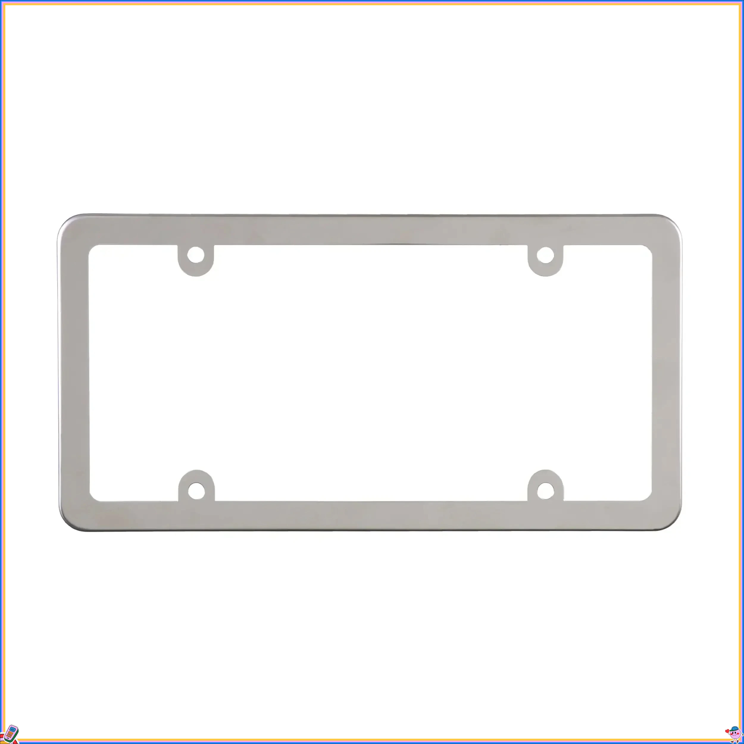 

Рамка номерного знака из нержавеющей стали — прочные и устойчивые к ржавчине автозапчасти для украшения переднего и заднего бампера автомобиля