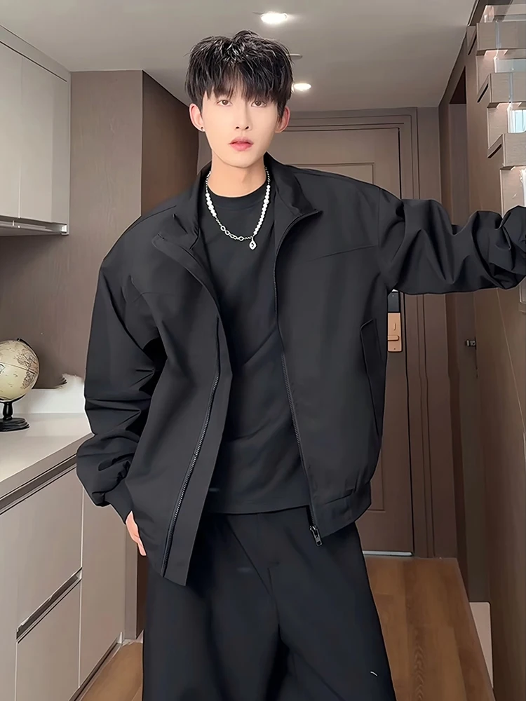 

Bla ort Cleanfit Хлопковый тюнет Мужской трендовый теплый летный дэт Осень-зима Полиэфирное волокно Длинный све застежка-молния