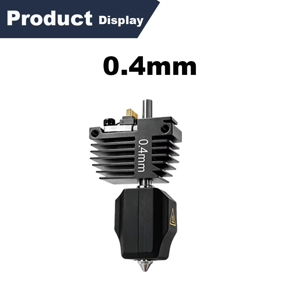 C5 Hotend-mondstukset voor Flashforge Creator 5 en 5 Pro, met snelle verwisselingsfunctie, gemaakt van gehard staal, verkrijgbaar in de maten 0,25/0,4/0,6/0,8 mm, vervangingsonderdelen voor de