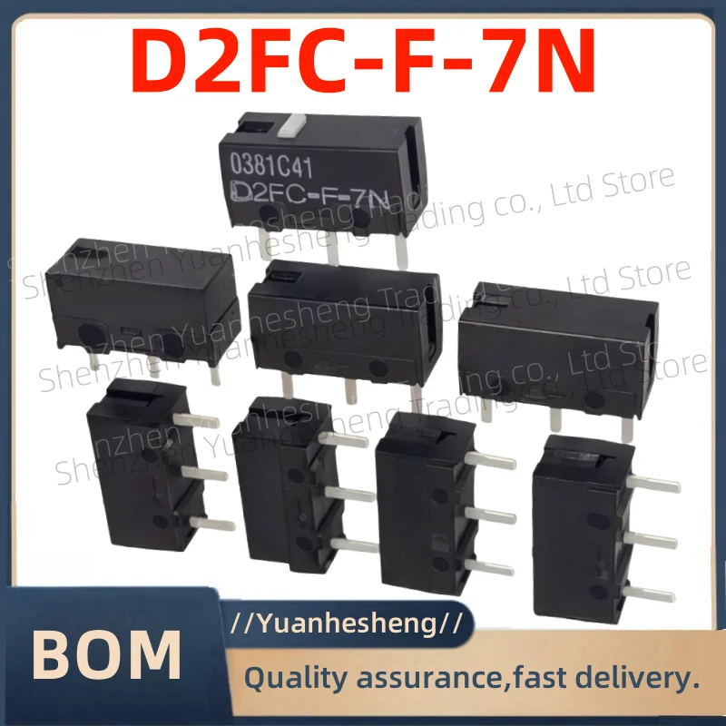 3-10PCS  D2FC-F-7N For G602 Logitech G700S Micro G500s Mouse Touch the RAT 7 button 3PIN micro switch