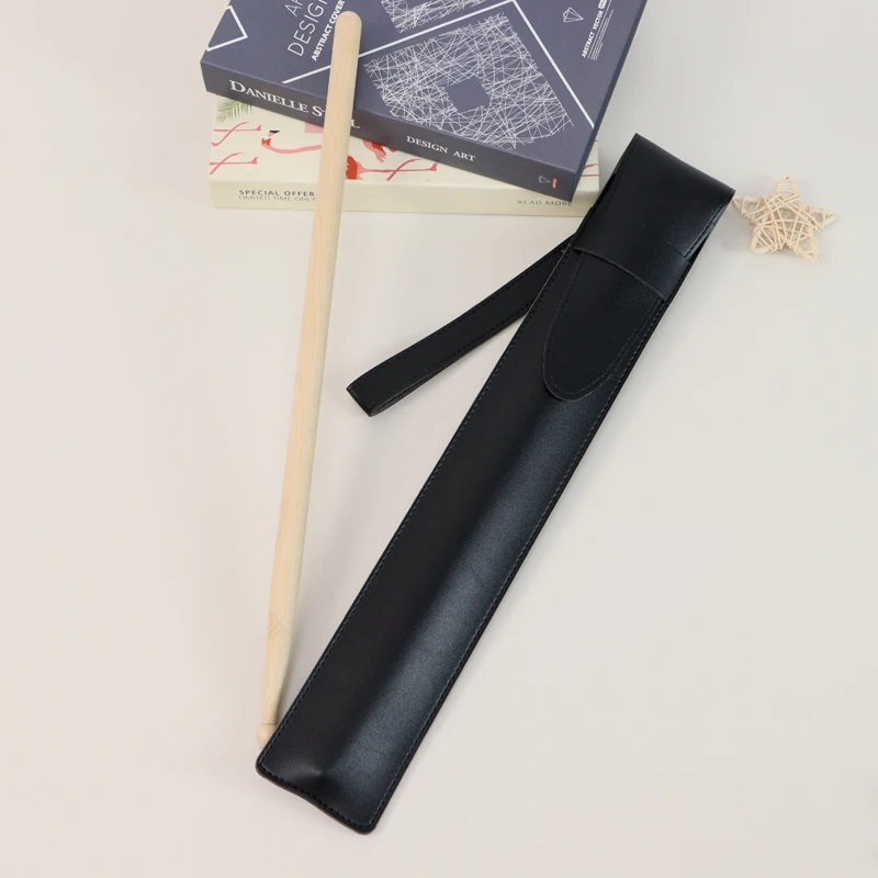 Drumstick leather case, drumsticks storage bag, equipment protection, storage