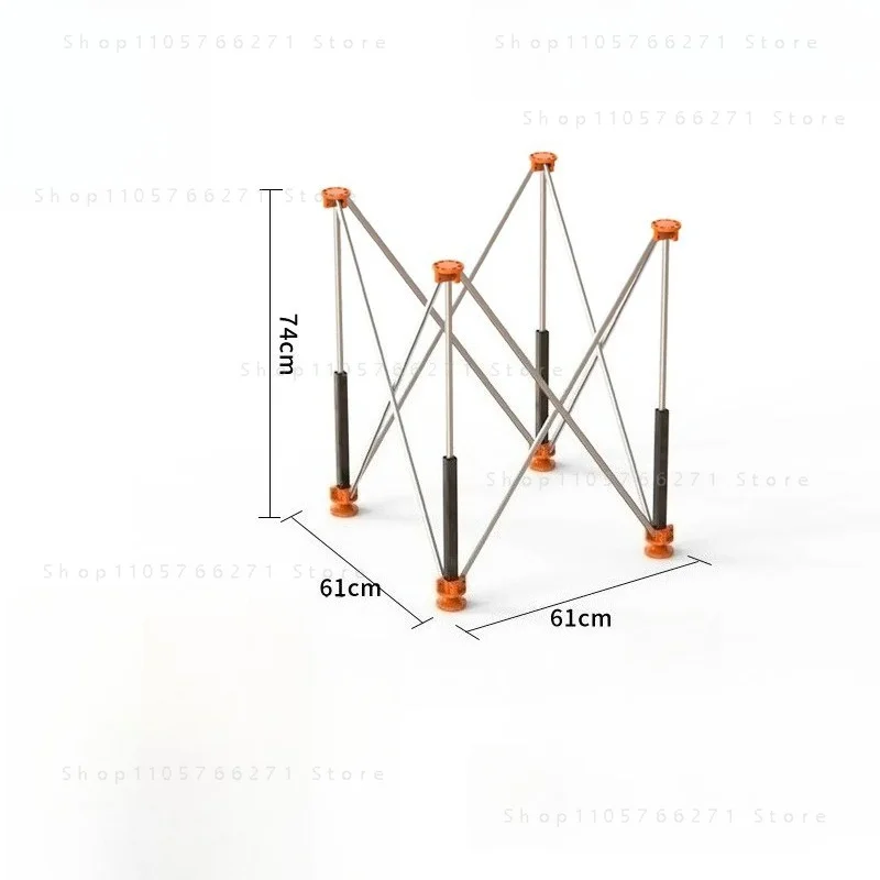 Thickened Aluminum Alloy Folding Worktable Multi‑Functional Bricklayer Woodworking Support Bracket With Spider‑Type Legs