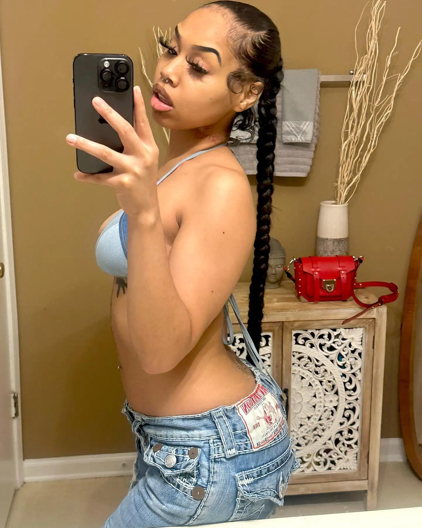 

Vintage Casual Fashion Embroidered Jeans Straight High Waist Harajuku Y2k Denim Pants Wide Leg Jeans High Quality Women Clothing