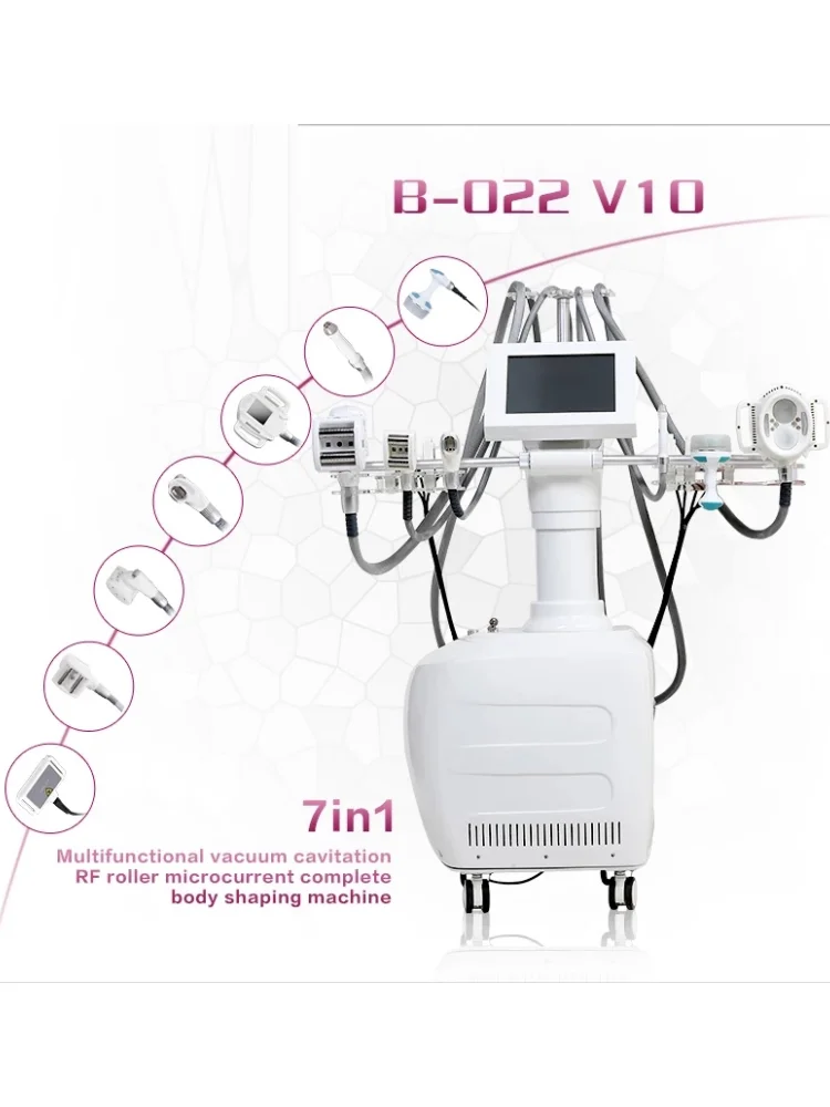 V10 Multifunctional VELABODY SHAPE Body Slimming Cavitation Cellulite Fat Removal Vacuum Roller Eye Care Weight Loss Machine
