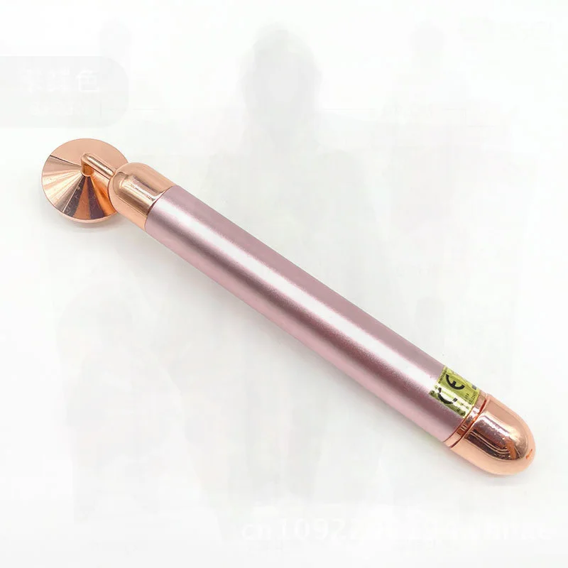 Electric Jade Gold Massage Stick Facial Vibration Massager Natural Beauty Stick Negative Ion Manual Beauty Device for All Users