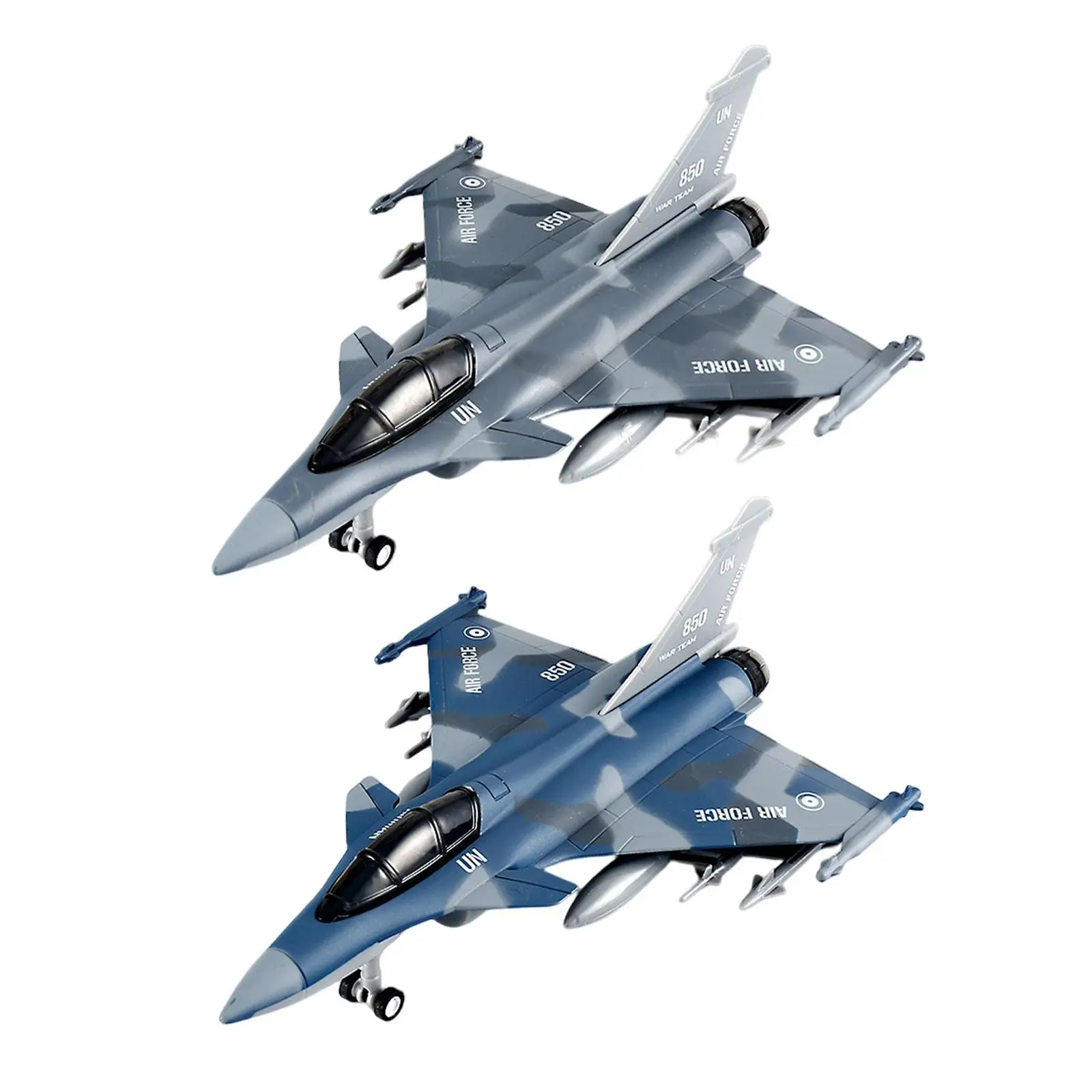 Fighter Jet Toy Collection Airplane Pull Back Toy for Home Shelf Bedroom