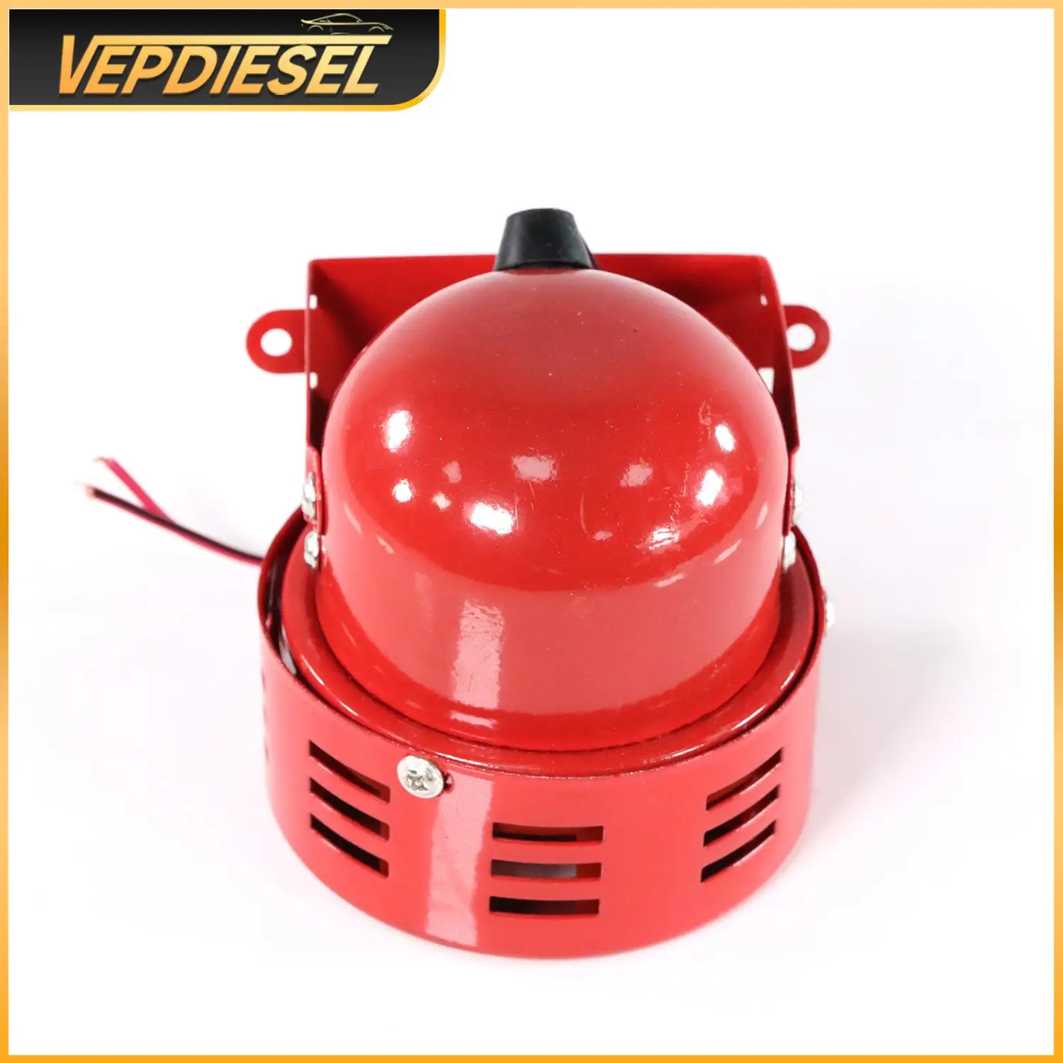 

1PC Brand New12V 300DB RED MINI/COMPACT ELECTRIC MOTOR AIR RAID AIR HORN SIREN ALARM for Truck Cars SUV Boat Tractor RV ORV