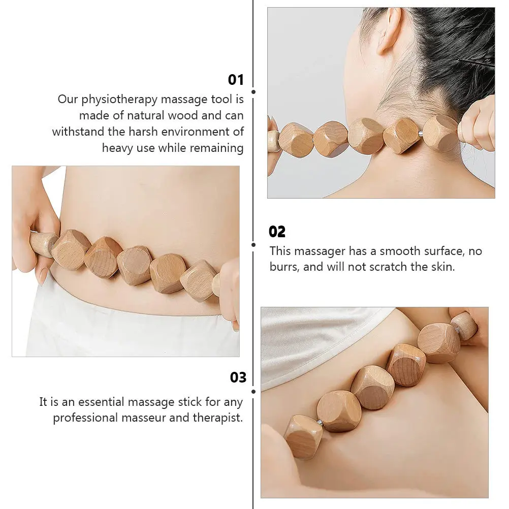 

1 шт., меридиан, акупрессура, массажный стержень из натурального дерева, массажер для облегчения боли в мышцах тела, акупунктурная палочка для домашнего использования